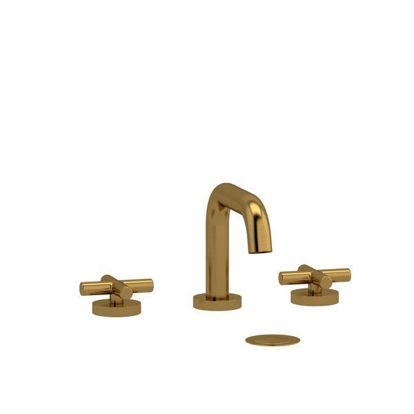 Riobel Riu Widespread Lavatory Faucet With U-Spout RUSQ08+BG